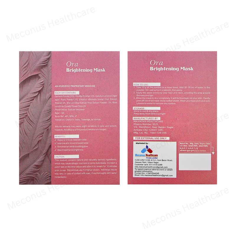 Ora Brightening Face Mask