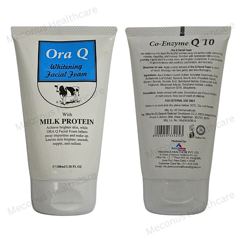 Ora Q Whitening Facial Foam 1