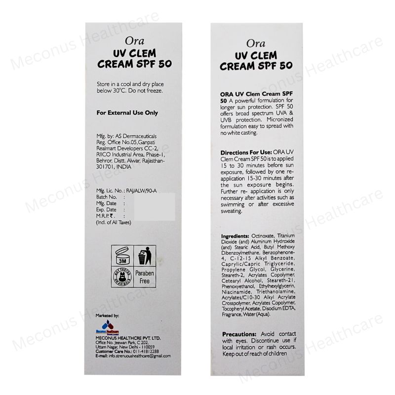 Ora UV Clem Cream SPF 50 PA+++