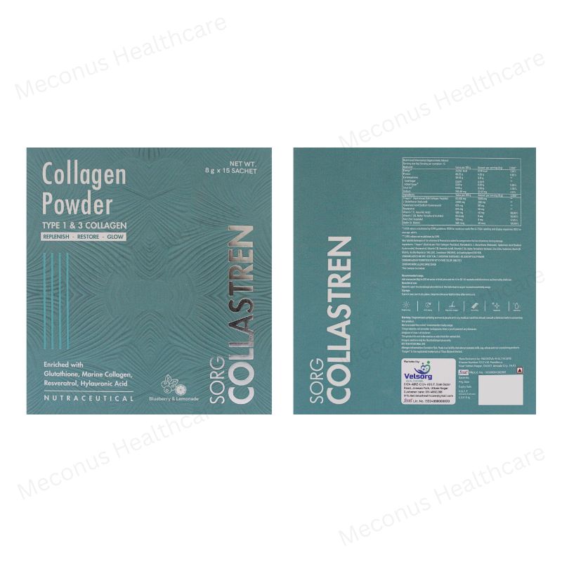 SORG Collastren Collagen Powder (Blueberry and Lemonade)