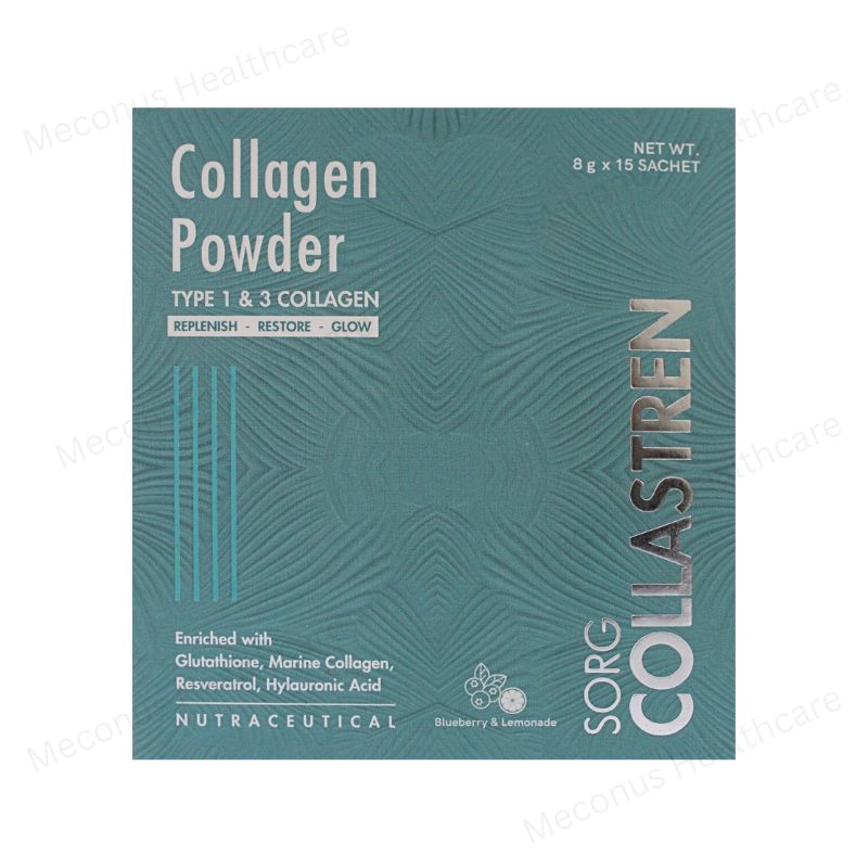 SORG Collastren Collagen Powder (Blueberry and Lemonade)