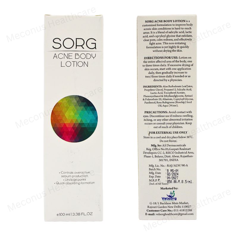 Sorg Acne Body Lotion