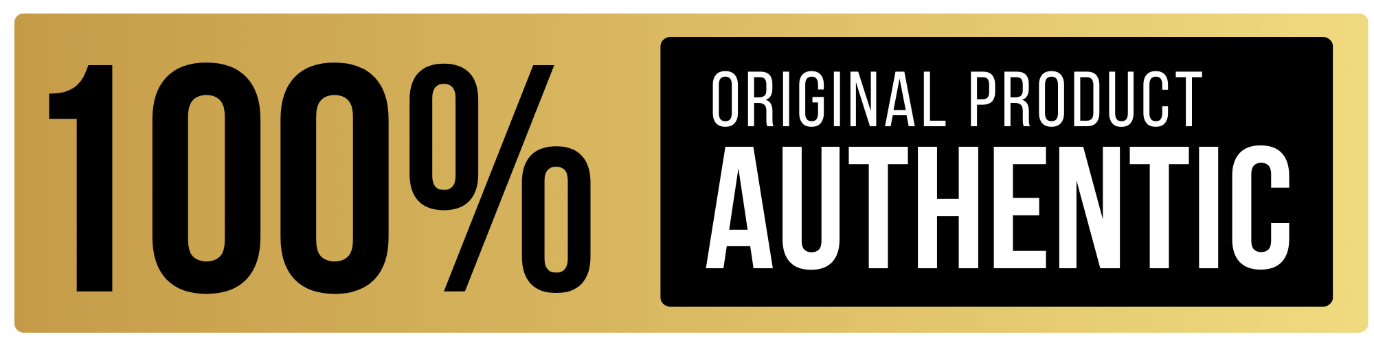 100% Authentic Product